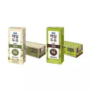 매일두유 99.9 190ml, 24개 + 렌틸콩 190ml, 24개