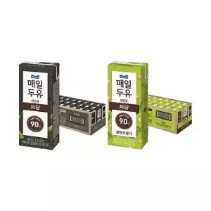 매일두유 검은콩 190ml, 24개 + 렌틸콩 190ml, 24개