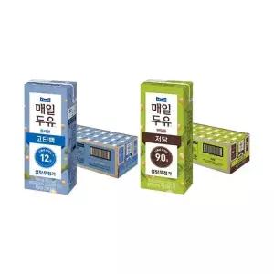 매일두유 고단백 190ml, 24개 + 렌틸콩 190ml, 24개
