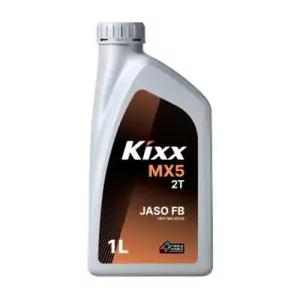 고급 엔진 오일 2행정 Kixx MX5 2T FB 12 / 1L BX 예초기 오토바이 스쿠터 WFKQGX1