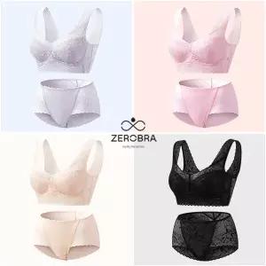 [신세계라이브쇼핑]제로브라 썸머 레이스 브라팬티 4세트