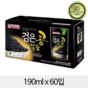 삼육두유 삼육 검은콩칼슘두유 파우치 190mlx60입