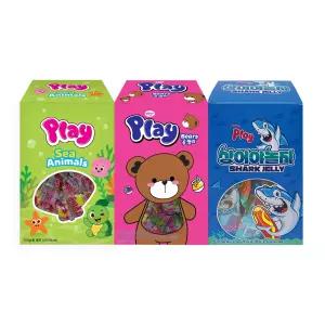 플레이 씨애니멀 젤리 700g+베어 젤리 700g+상어 젤리 450g