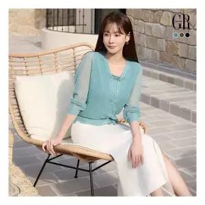조르쥬 레쉬 69,900원 26SS 인견 블렌딩 글리터 가디건 3종