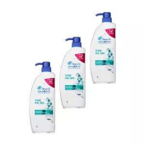 헤드앤숄더 잔향좋은 두피케어 청소년 임산부 수분 샴푸 가려운 두피 샴푸 850ml 3개
