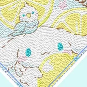 상큼레몬 캔버스 보석십자수 보석십자수비즈 보석공예 캔버스자수