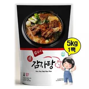 김가네 감자탕 5kg 9~10인분 국내산 돈등뼈 대용량 캠핑 홈파티