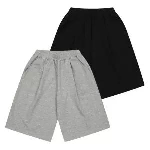 에꼴리에_성남점 유니 원턱 버뮤다 바지 26B0235-BK/GY