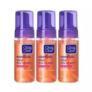 클린앤클리어 에센셜 훼이셜 포밍클렌저 150ml 3개