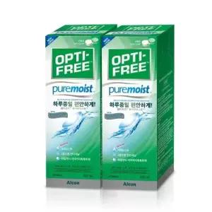옵티프리 렌즈세척액 퓨어모이스트 420ml 2개