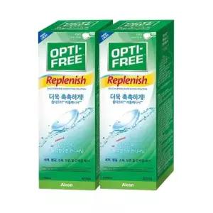 옵티프리 렌즈세척액 리플레니시 420ml 2개