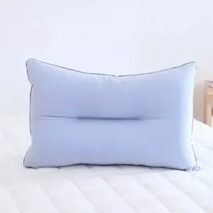 코스트코 에이프릴앳홈 피그먼트 줄누비 경추베개 40x60cm 블루