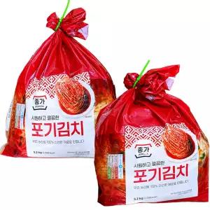 종가 중부식 포기김치 10.4kg (5.2kg x 2)
