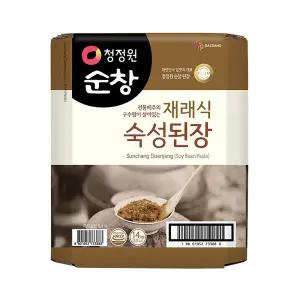 청정원 순창 재래식 숙성된장 14kg 주방도매 말통된장