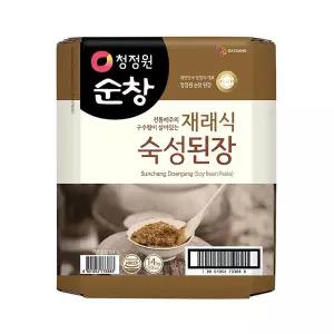 청정원 순창 재래식 숙성된장 14kg 주방도매 말통된장