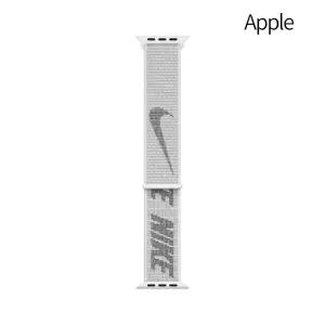 애플워치 스트랩 나이키 스포츠 루프 애플 정품 NIKE LOOP 38-41mm, 서밋화이트(스우시)