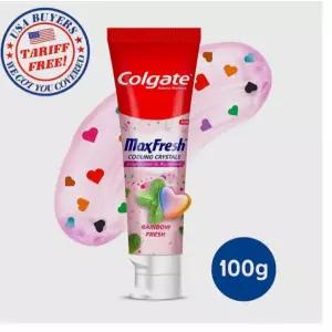 정품 하트치약 콜게이트 맥스프레쉬 레인보우 colgate maxfresh 100g