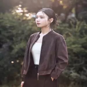 매장정품 셀렙샵에디션 CELEBSHOP EDITION 2049248810 라이더 스웨이드자켓 멜로우