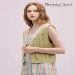 [Thursday Island] 팝콘 스트링 베스트(T244MVT236W)