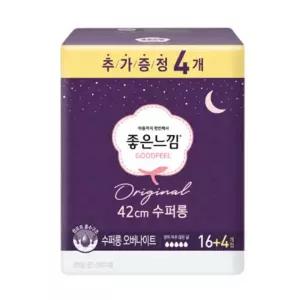 좋은느낌 오리지널 수퍼롱 오버나이트 생리대 20매