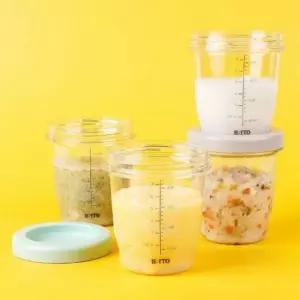 트라이탄이유식용기세트 4P 이유식기 보관용기 소분 밥그릇 간식통