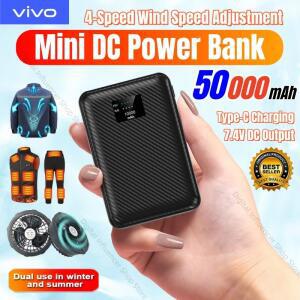 VIVO 50000mAh 보조 배터리, 발열 조끼, 자켓, 장갑용, DC 7.4V 휴대용 장비
