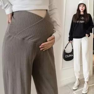 빅사이즈 임산부 와이드 조거 팬츠 캐주얼 스타일