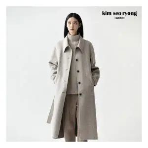 김서룡 25FW 울 핸드메이드 헤링본 코트[런칭 가격199,900원]