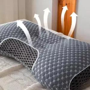 [홈DECO] 통풍 경추 숙면베개 목 어깨 꿀잠 쿠션 베개