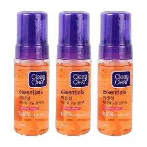 존슨 폼크린싱 클린앤클리어 에센셜 훼이셜 포밍 클렌저 150ml 3개 순한 딥 클렌징폼