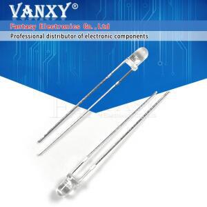 100개 LED 3mm 940nm IR 적외선 방출 원형 튜브 라이트 다이오드