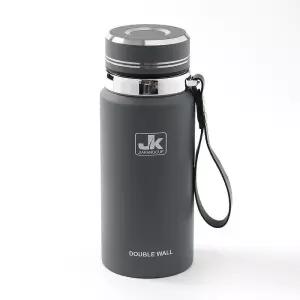 뉴워터 이중스텐 보온병 커피 보온물병 600ml(그레이)