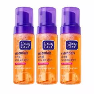 클린앤클리어 에센셜 훼이셜 포밍클렌저 150ml 3개