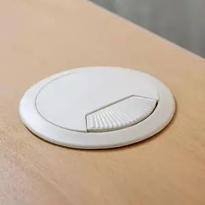 전선캡 회전형 20p 테이블 책상 전선구멍커버 50mm 책상캡