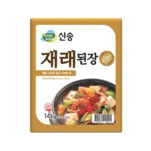 신송 재래 된장 14kg 장류 양념 식된장 소스