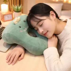 캐릭터 낮잠베개 책상베개 등쿠션 목베개