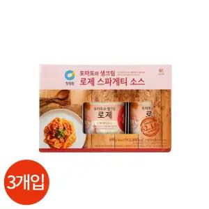 청정원 로제 스파게티 소스 600g x 3개 업소용