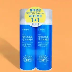 1+1 식물나라 산소수 워터프루프 선 스프레이 100ml(SPF50+)(LC)