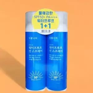 1+1 식물나라 산소수 워터프루프 선 스프레이 100ml(SPF50+)(LC)