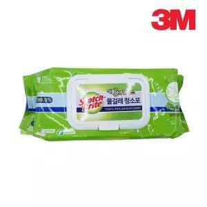 3M 막대걸레용 물걸레 청소포 더블액션+ 대형 20매