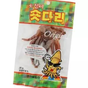 (다올)오징어 숏다리 20g X 10개 마른안주 건어물