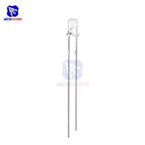Diymore 적외선 방출 다이오드 LED IR 선명한 원형 헤드 아두이노용 3mm 940nm DC 1.2V 로트 당 10개