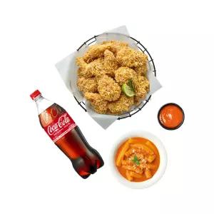 [bhc] 콰삭킹+분모자 로제 떡볶이+콜라1.25L
