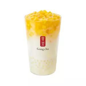 [공차] 미니펄 망고 밀크 + 리얼망고 L