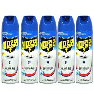 에프킬라 킨 500ml x5개 수성 에어로졸 모기약 살충제 홈키파