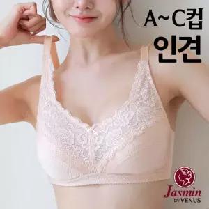자스민바이비너스 [자스민by비너스]인견 노와이어 풀컵 홑겹브라1종[JBR1265]80A-95C컵
