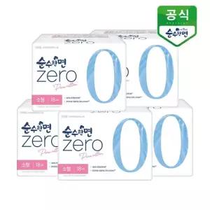 깨끗한나라 순수한면 생리대 제로 소형 18P x 5팩