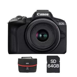 캐논 EOS R50+18-45mm+SD 64GB+2335 카메라가방 (블랙색상) ok