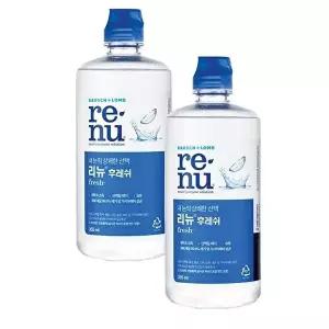[셀러허브 1][리뉴] [리뉴] 후레쉬 500ml 2개 렌즈세정액 세척액 (11333520)