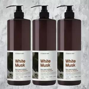 로더베르 탈모 샴푸 화이트머스크향 1000ml 3개